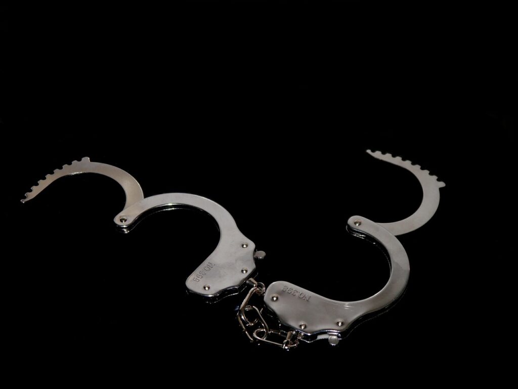 handcuff, black silver, caught, metal, stole, chain, handcuff, handcuff, handcuff, handcuff, handcuff, caught